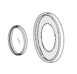Polarizer Set für Ringlicht S80-65N